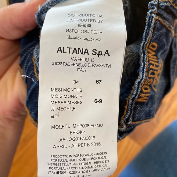 Moschino baby jeans 6-9 months - Picture 4 of 4